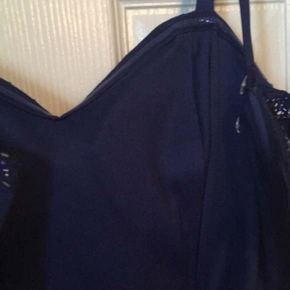 Royal Blue Beaded Mermaid Prom Dress - Picture 7 of 11